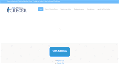 Desktop Screenshot of clinicacrecer.com